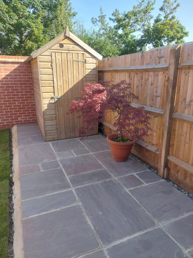 paving & shed